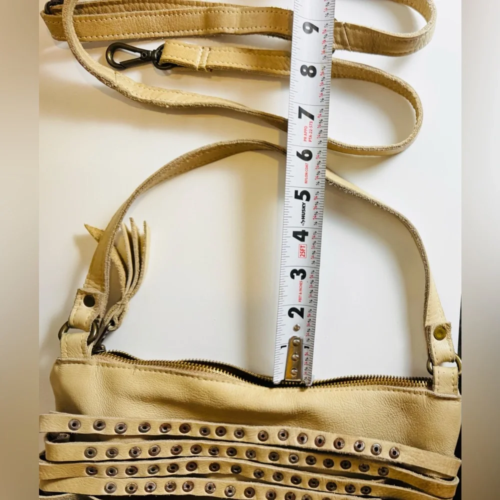 Viola Castellani Crossbody & Shoulder Purse Italy Leather w/Detachable Strap - Picture 8 of 15